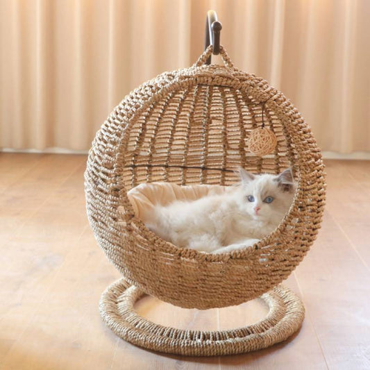 天然海草製 猫ベッド